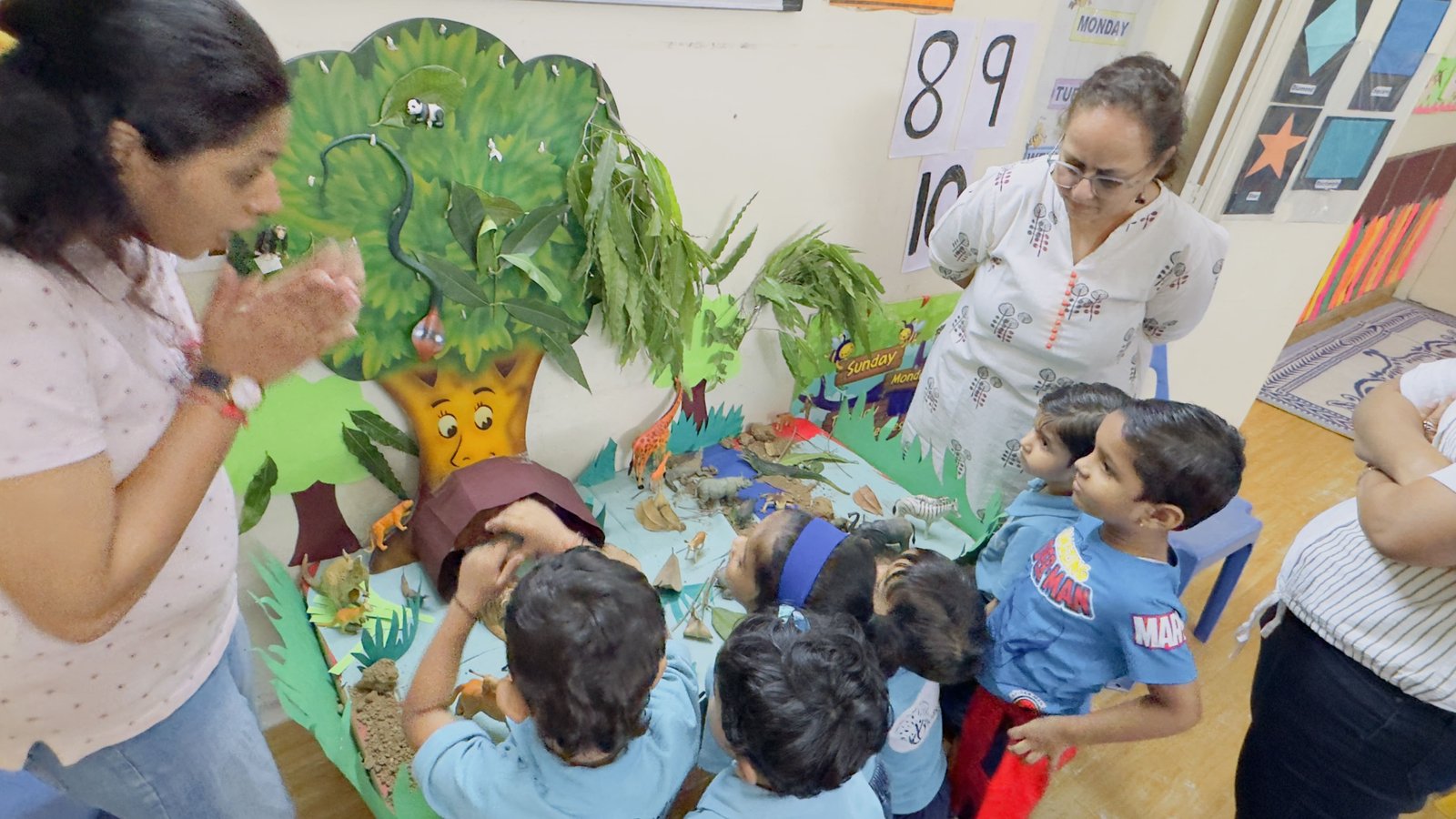 Storytelling and group activity